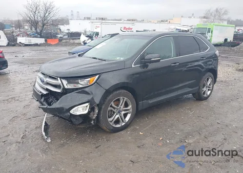 2015 Ford Edge Titanium from USA, damaged, VIN 2FMPK4K89FBB05271